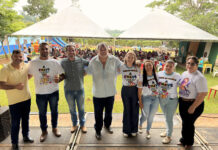 Deputada Gislaine Lebrinha participa da Festa da Família em São Miguel do Guaporé