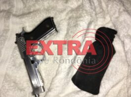 Polícia apreende arma e munições durante cumprimento de mandado em Vilhena