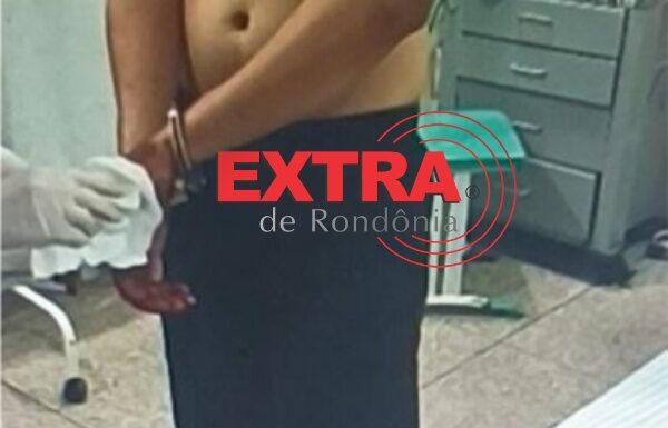 Homem é preso após tentar matar o próprio pai em Vilhena; mãe ficou ferida ao tentar impedir ataque