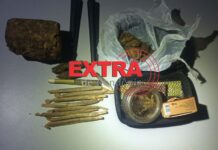 Cão farejador encontra droga em ônibus durante operação em distrito de Chupinguaia