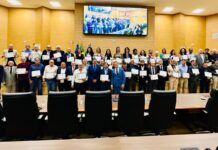 Eyder Brasil condecora profissionais do CREA-RO