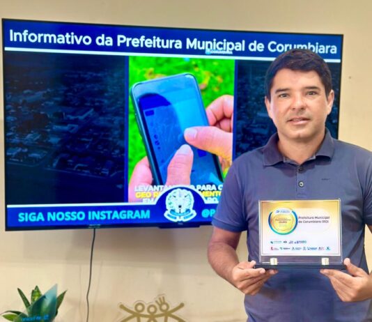 Prefeitura de Corumbiara recebe Selo Ouro de Transparência do Tribunal de Contas de Rondônia