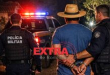 Homem é preso após ameaça e disparos de arma de fogo em Chupinguaia