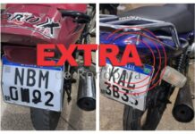 Polícia prende motociclistas por adulteração de placas durante patrulhamento em Vilhena