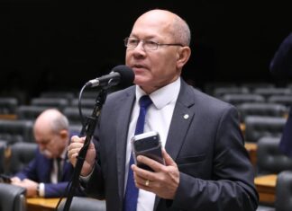 Deputado Coronel Chrisóstomo participa da cerimônia de abertura do ano legislativo de 2026 no Congresso Nacional