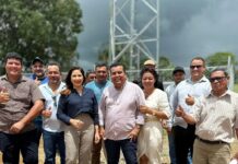 Inédito: atuação da deputada Cristiane Lopes garante torre de telefonia e internet para Triunfo, em Candeias do Jamari