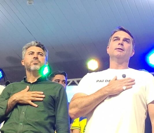 Em Ji-Paraná, Flávio Bolsonaro lança pré-candidatura de Marcos Rogério ao Governo de Rondônia