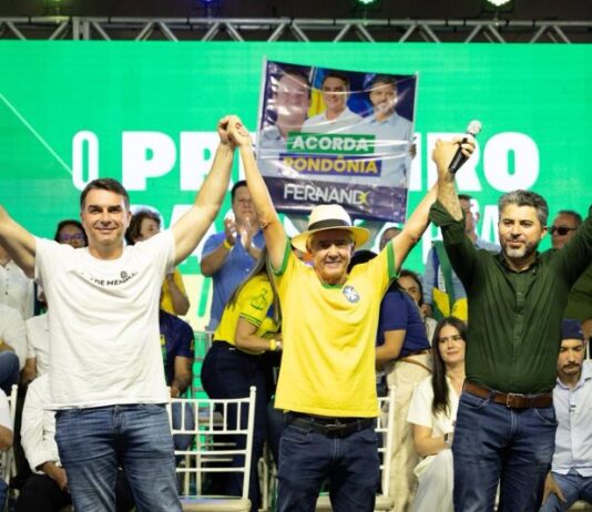 Ao lado de Flávio Bolsonaro, senador Bagattoli fala em resgate de Rondônia e do Brasil em 2026