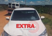 Motociclista fica em estado grave após colisão com carro na Linha 135 em Vilhena