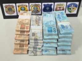 Mulher é presa com mais de R$ 260 mil em Porto Velho; ela responde por tráfico de drogas e não comprovou a origem do dinheiro
