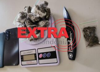 Grupo de menores é apreendido por tráfico e consumo de drogas na Praça Nossa Senhora Aparecida em Vilhena