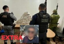 Filho de empresário de Cerejeiras é preso com mais de 65 kg de maconha na região de Rolim de Moura