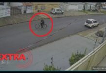 VÍDEO: homem flagra furto em residência, tenta capturar suspeito, mas ladrão foge de bicicleta em Vilhena