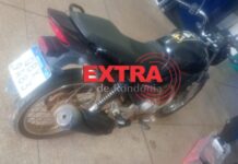 PM localiza em área de mata motocicleta furtada em estacionamento de faculdade em Vilhena