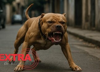 Pitbull pula muro, assusta crianças e dono assina TCO por omissão na guarda de animal em Vilhena