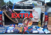 Casal é preso após furtar alimentos e eletrodomésticos de residência de mulher recém-falecida em Vilhena