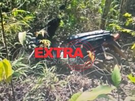 Motoneta furtada é encontrada abandonada em área de mata e recuperada pela PM em Vilhena