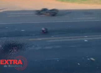 VÍDEO: colisão entre motocicletas seguida de atropelamento mata homem e criança na BR-364 em Jaru