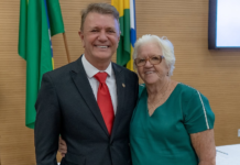Deputado Luizinho Goebel homenageia a mãe, Iris Goebel, pela celebração de seus 87 anos