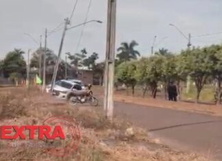 Gestante sofre mal súbito, perde controle da direção e se envolve em acidente em Vilhena