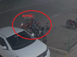 VÍDEO: capacete é furtado em estacionamento de estabelecimento comercial em Vilhena