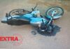 Motociclista sofre escoriações após colisão com carro em Vilhena; vítima recusou atendimento médico
