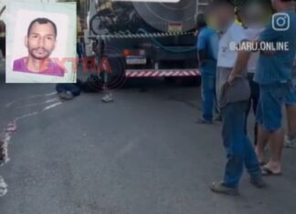 VÍDEO: morador de Vilhena morre após bater motocicleta na traseira de caminhão na BR-364 em Jaru