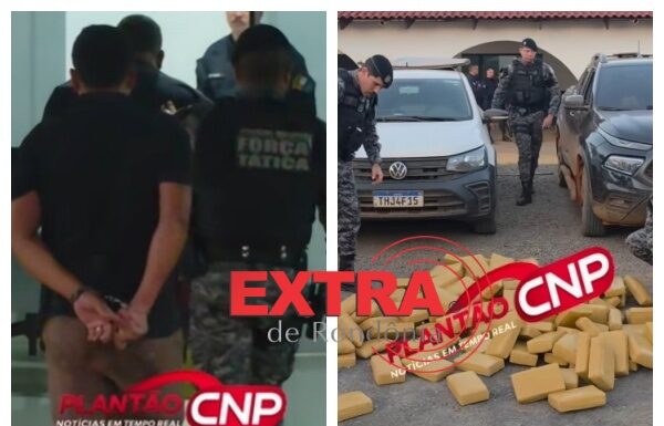 VÍDEO: vilhenense é preso com cerca de 130 quilos de drogas durante operação da Força Tática em Mato Grosso