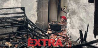 VÍDEO: Casa é destruída por incêndio e caso é investigado em Vilhena