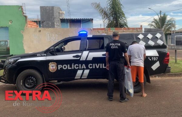 Operação integrada prende suspeito de homicídio poucas horas após crime em Vilhena