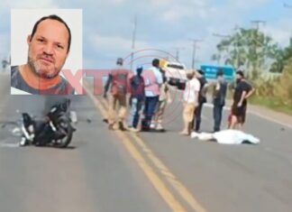Identificado motociclista morto em grave acidente na BR-364 em Pimenta Bueno