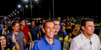Luis Fernando dá início à campanha ao Senado com mega adesivaço em Porto Velho