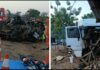 VÍDEO: PRF confirma cinco mortos em colisão entre veículo da Saúde e carreta na BR-364 em Ouro Preto do Oeste