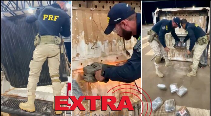 VÍDEO: PRF apreende quase 100 kg de entorpecentes escondidos em caminhonete e motorista é preso em Vilhena