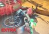 Colisão entre carro e moto deixa homem ferido na Avenida Perimetral em Vilhena