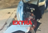 Colisão entre carro e motoneta deixa jovem com nariz fraturado no Centro de Vilhena