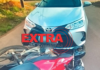 Carro colide com motocicleta e arrasta veículo por alguns metros em Vilhena