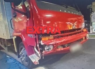 Motorista com sinais de embriaguez é detido após provocar acidente com carros estacionados no centro de Vilhena