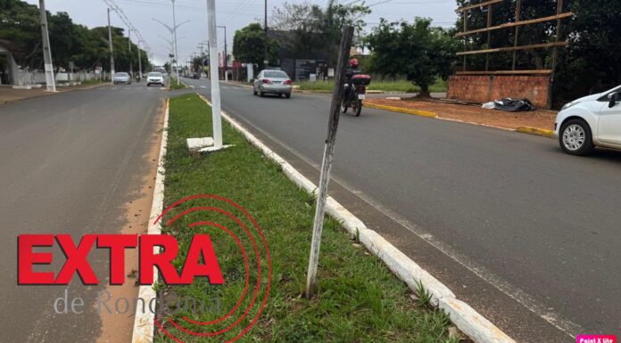 Candidatos atendem notificação e deixam de instalar bandeiras em canteiros e jardins na cidade de Vilhena