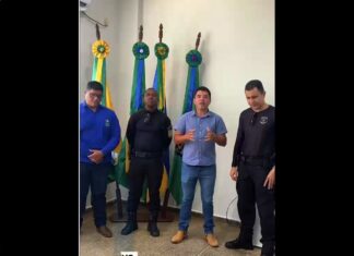 VÍDEO: Corumbiara firma parceria com presídio de Cerejeiras para utilizar mão de obra de reeducandos em obras públicas