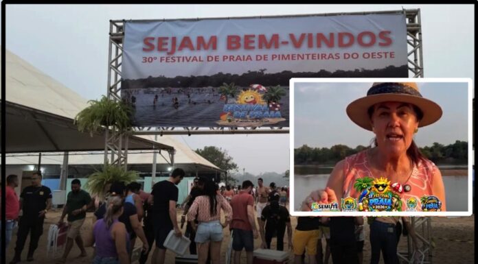 VÍDEO: Festival de Praia começa nesta sexta-feira e prefeita promete “sol, praia e diversão” em Pimenteiras