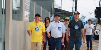 Natan Donadon realiza caminhada em Vilhena e reforça compromisso com o Cone Sul