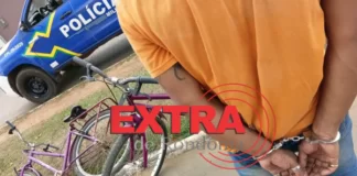 Apenado com tornozeleira desligada é preso com droga, celular e duas bicicletas de procedência duvidosa em Vilhena