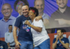 Sílvia Cristina presta solidariedade ao candidato Laércio Torres, vítima de acidente