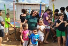 Projeto “Girassol” prepara festa para crianças no bairro Assossete em Vilhena