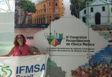 Acadêmica do 3º ano de Medicina representa a UNNESA no III Congresso Pernambucano de Clínica Médica