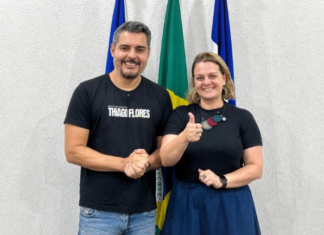 Amanda Areval destaca reeleição de Thiago Flores e defende continuidade de parceria por Vilhena