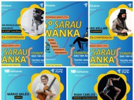 Teatro Wankabuki realiza 4º Sarau Wanka neste sábado com entrada gratuita em Vilhena
