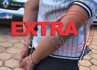Homem com extensa ficha criminal é preso ao ser flagrado com eletrodomésticos furtados de residência em Vilhena