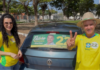 Senador Bagattoli promove adesivaço em apoio a Flávio Bolsonaro em Vilhena
